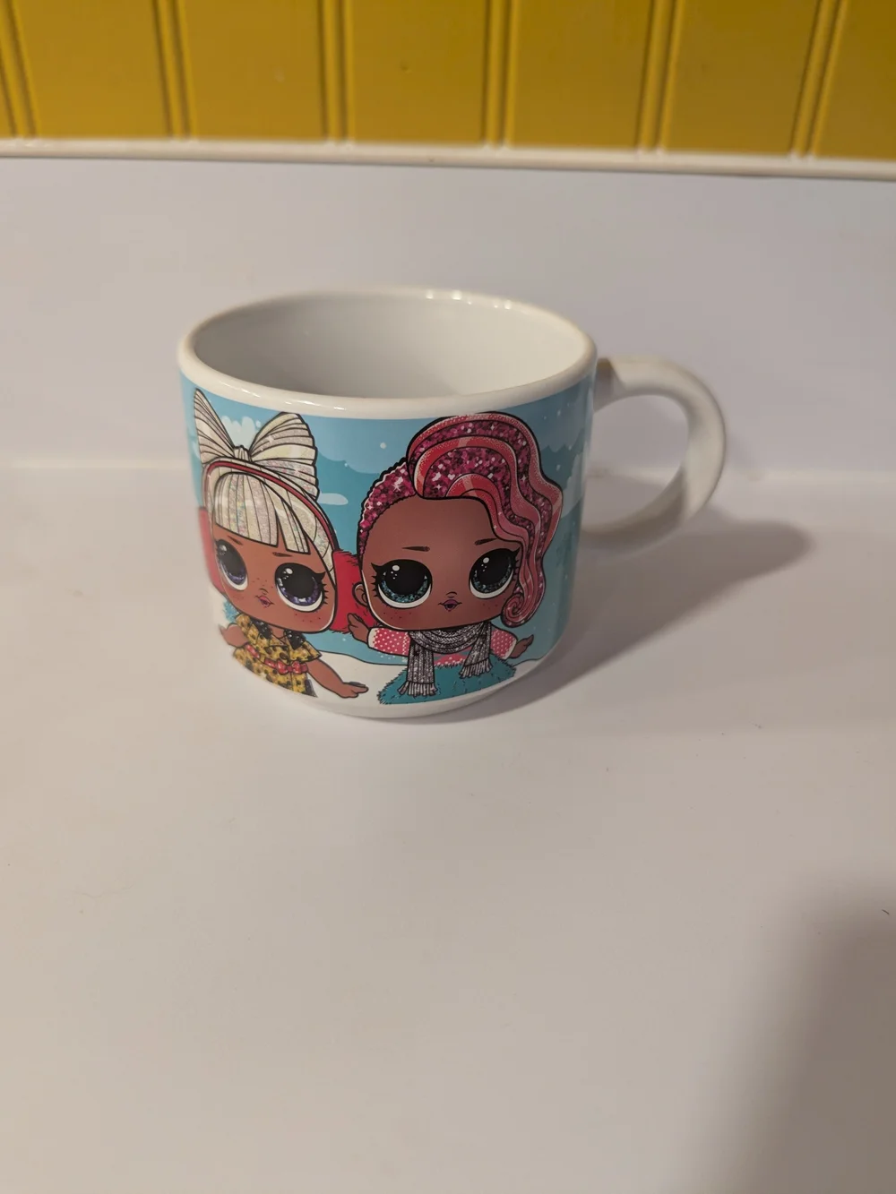 L.O.L. Surprise! Ceramic Mug in Blue with Doll Characters